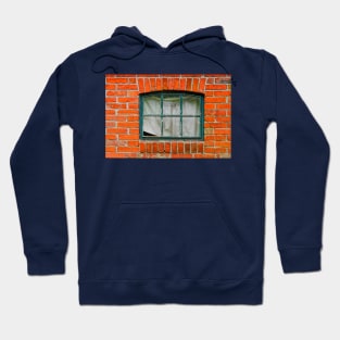 Old window in brick wall Hoodie